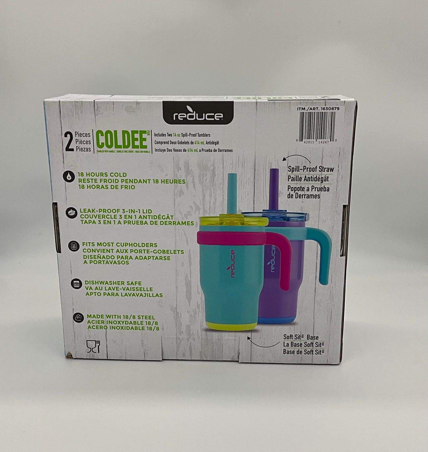 REDUCE 14oz Coldee Tumbler with Handle for Kids