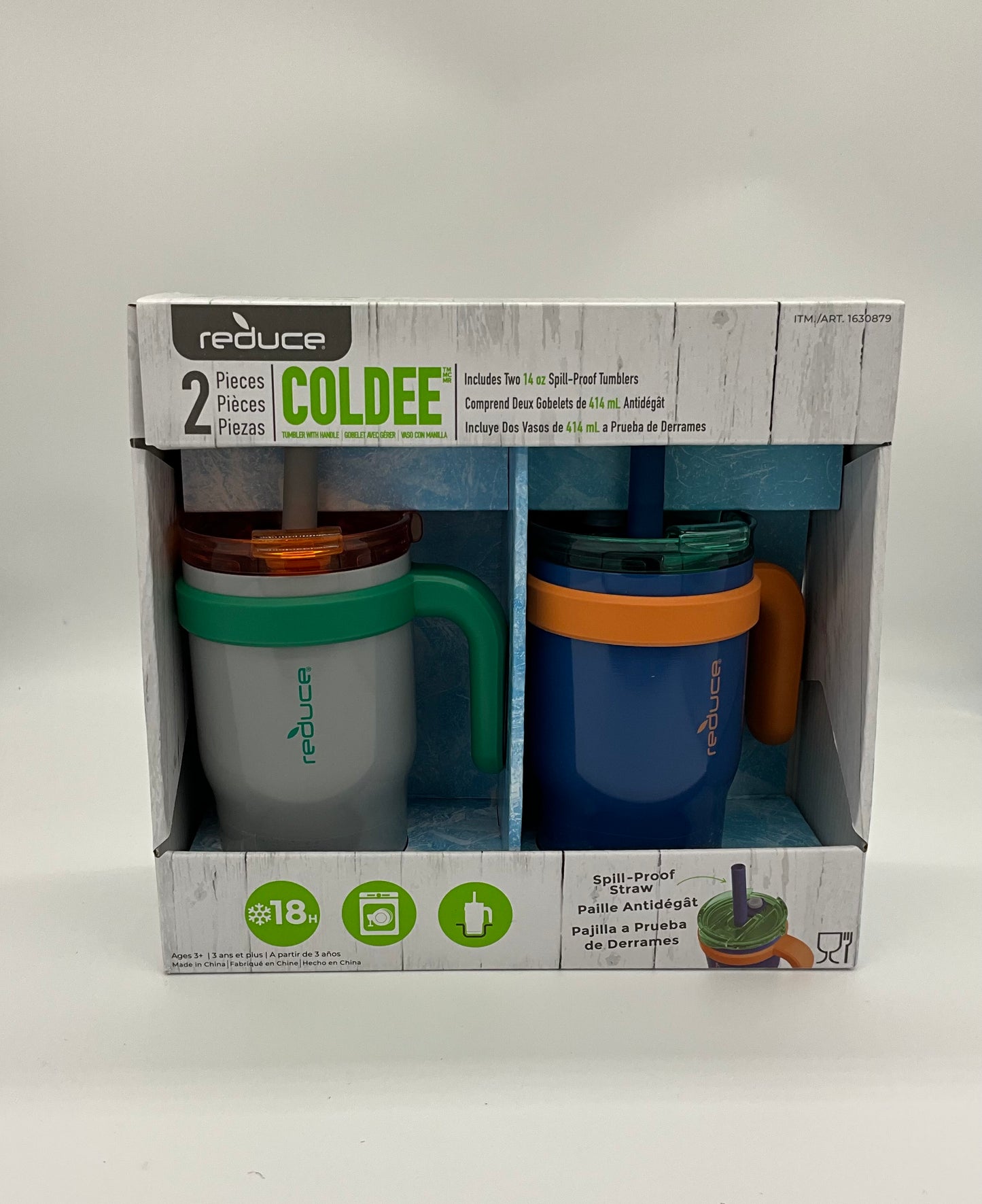 REDUCE 14oz Coldee Tumbler with Handle for Kids