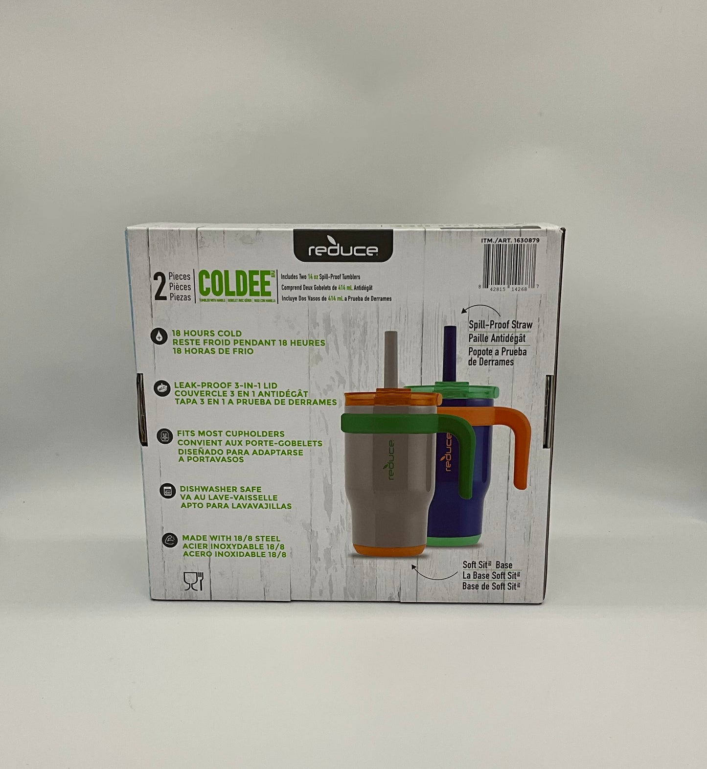 REDUCE 14oz Coldee Tumbler with Handle for Kids